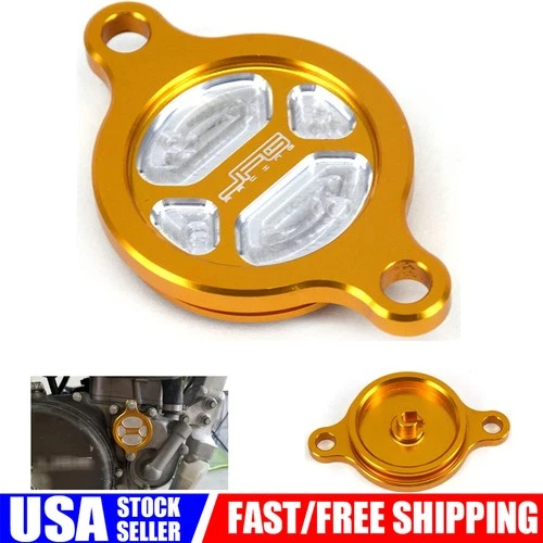 Motorcycle Billet Oil Filter Cover Cap For RMZ250 RMZ450 RMX450Z  Dirt Bike
