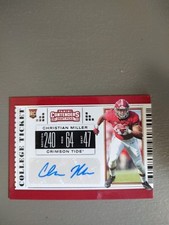 2019 Panini Contenders Draft Picks - College Ticket Christian Miller #208...