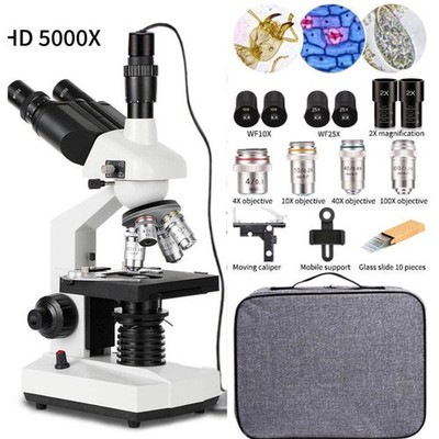 LED electronic light source biological triocular microscope for medical laborato