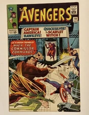 Avengers #18 (1965) Silver Age MCU stan lee JACK KIRBY