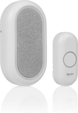 Image of Byron Wireless Doorbell DBY-23562BS 200m Range LED Alert 16 Melodies