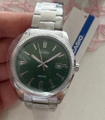 Casio MTP-1302PD-3AVEF Herren Armbanduhren Silber