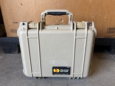 Pelican 1400 Protector Case  13.37 x 11.62 x 6.00 in  iM2100 Equiv  Tan