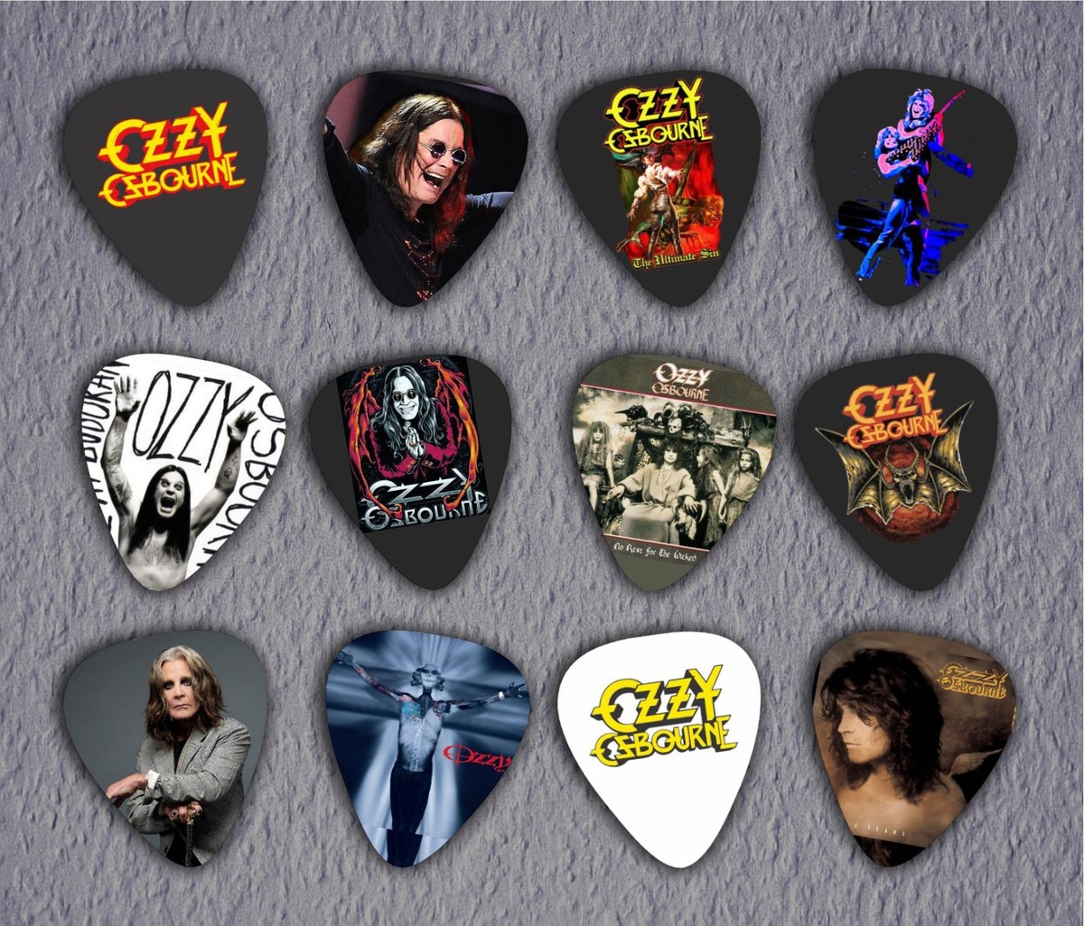 OZZY OSBOURNE Guitar Picks Set of 12 | eBay