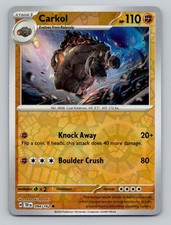 Carkol 094/162 Common Temporal Forces Pokemon Reverse Holo Near Mint