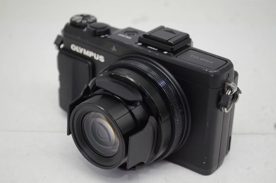 [Excellent+5] OLYMPUS STYLUS XZ-2 12.0MP Compact Digital Camera Black #251007q - Image 2 of 4