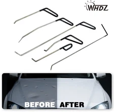 WHDZ 6pcs Puller & Push Rods – Paintless Dent Repair & Hail Repair Tools
