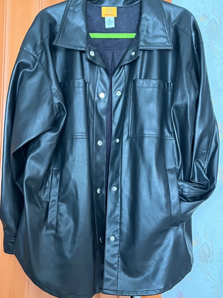 Ruby RD faux leather oversized jacket women s- XL - Image 3 of 4
