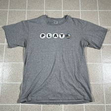 Vintage Y2K New York Lottery Play Tshirt Size Large Made In USA Gambling Lotto
