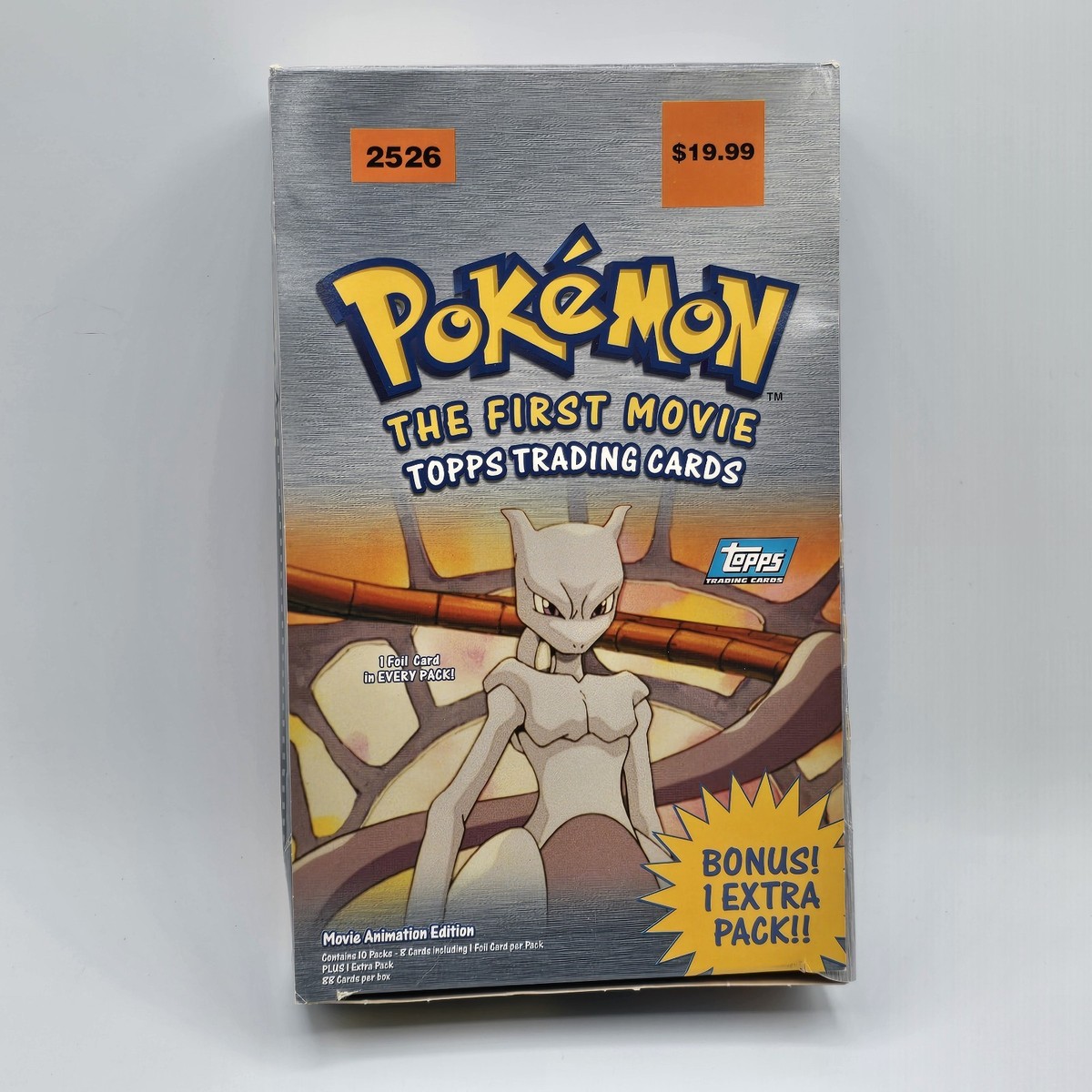 topps pokemon the first movie booster box Topps Pokemon the First Movie Trading Cards 10 Pack Booster EMPTY Box
