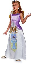 Nintendo Zelda Deluxe Girls Costume Dress 98784