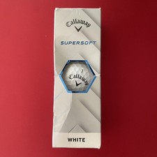 Callaway SuperSoft White Golf Balls Pack Of 3 Balls 1 Never Used 3 Pack New 