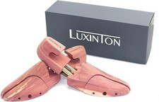 Cedar Shoe Tree Boot Keeper for Men Luka Adjustable Shoetree Twin Tube Wood S...