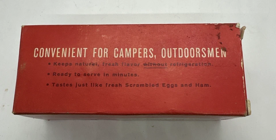 Vintage Wilson's certified scrambled egg mix & Diced Freeze Dried Ham 1960s - Image 3 of 4