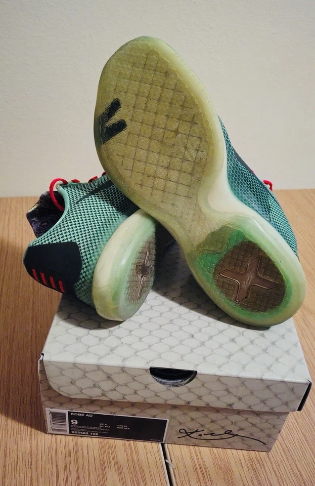 Zapatillas Baloncesto Nike Kobe X Verde Grinch Eu42,5 Us9 - Imagen 4 de 4