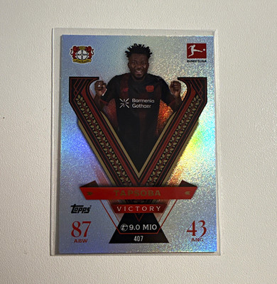 Topps Match Attax 2025/26 Tapsoba Bayer 04 Leverkusen Victory Holo #407
