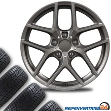 4x Alu Winterräder für VW Polo Reifen 205/45R16 Dunlop