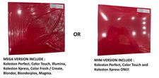 Wella Color Swatch BINDER NEW - MINI KP and CT only OR MEGA KP, CT, SF, etc