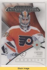 2018-19 Upper Deck Ultimate Collection Introductions Tier 4 Carter Hart READ 0zu