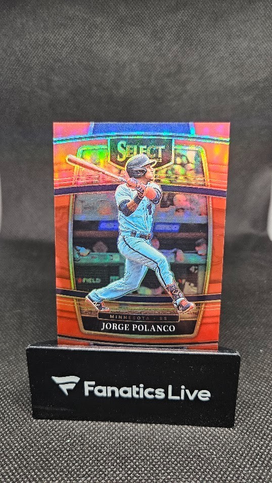 2022 Select Baseball Jorge Polanco RED PRIZM Parallel /199 Numbered Twins MLB