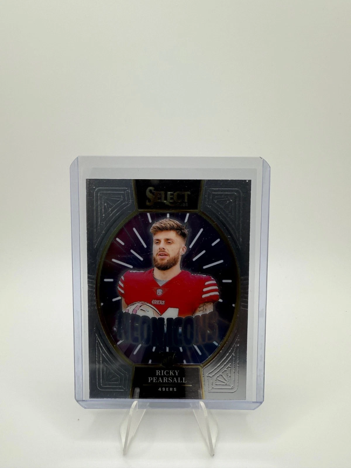 RICKY PEARSALL 2024 SELECT NEON ICONS ROOKIE FOOTBALL 49ERS RC