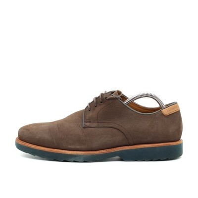 Clarks Herren Halbschuhe EU 42 dunkelbraun Leder Komfortsohle Oxford