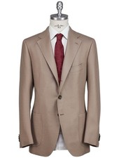 NEW CESARE ATTOLINI BEIGE LAMBSWOOL CASHMERE ...