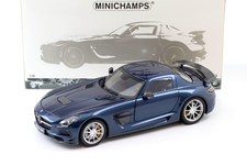 1:18 Minichamps Mercedes SLS AMG Black Series 2013 Daytona Blue Metallic