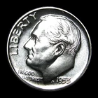 1953 PROOF Roosevelt Dime Silver ---- Gem Proof+ Condition Coin ---- #KK004