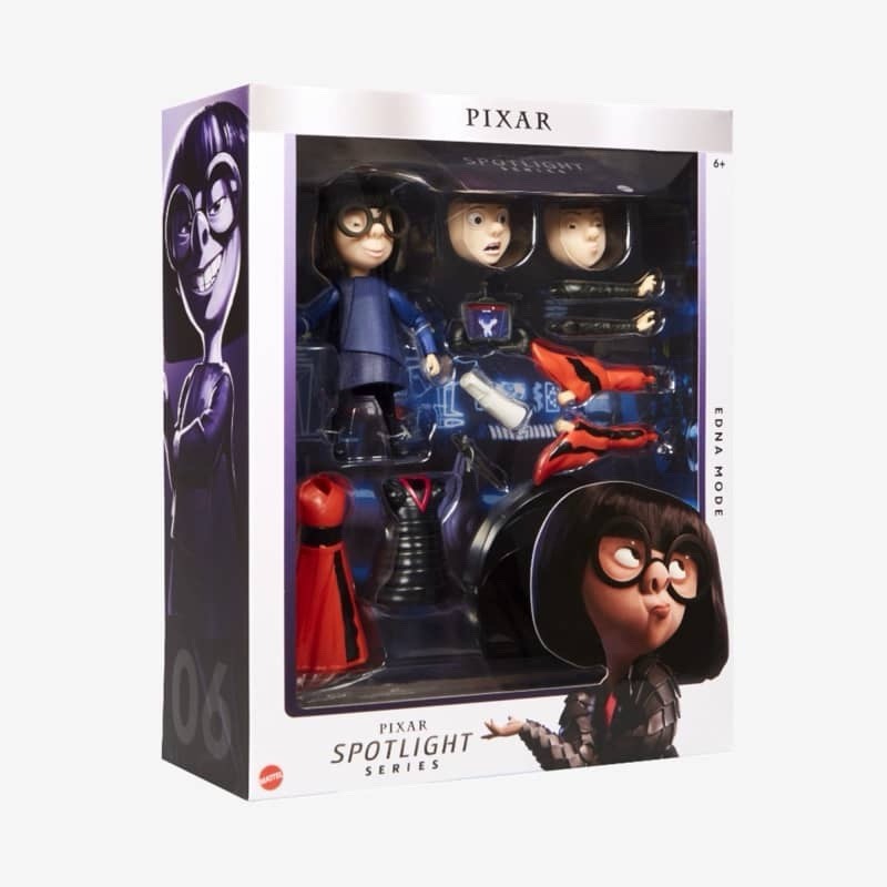 SDCC 2022 Mattel Pixar Spotlight Series Edna Mode Exclusive NIB