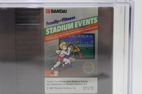 Nintendo NES Holy Grail NTSC Stadium Events Authentic CGC 8.0 Cartridge OBO
