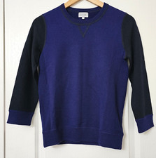 Jigsaw Women's Jumper S Blue 100 Wool Round Neck Pullover