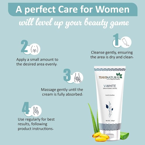 7 Days Vagi Glow Vaginal Whitening Cream for Sensitive Skin 100g - Picture 6 of 9