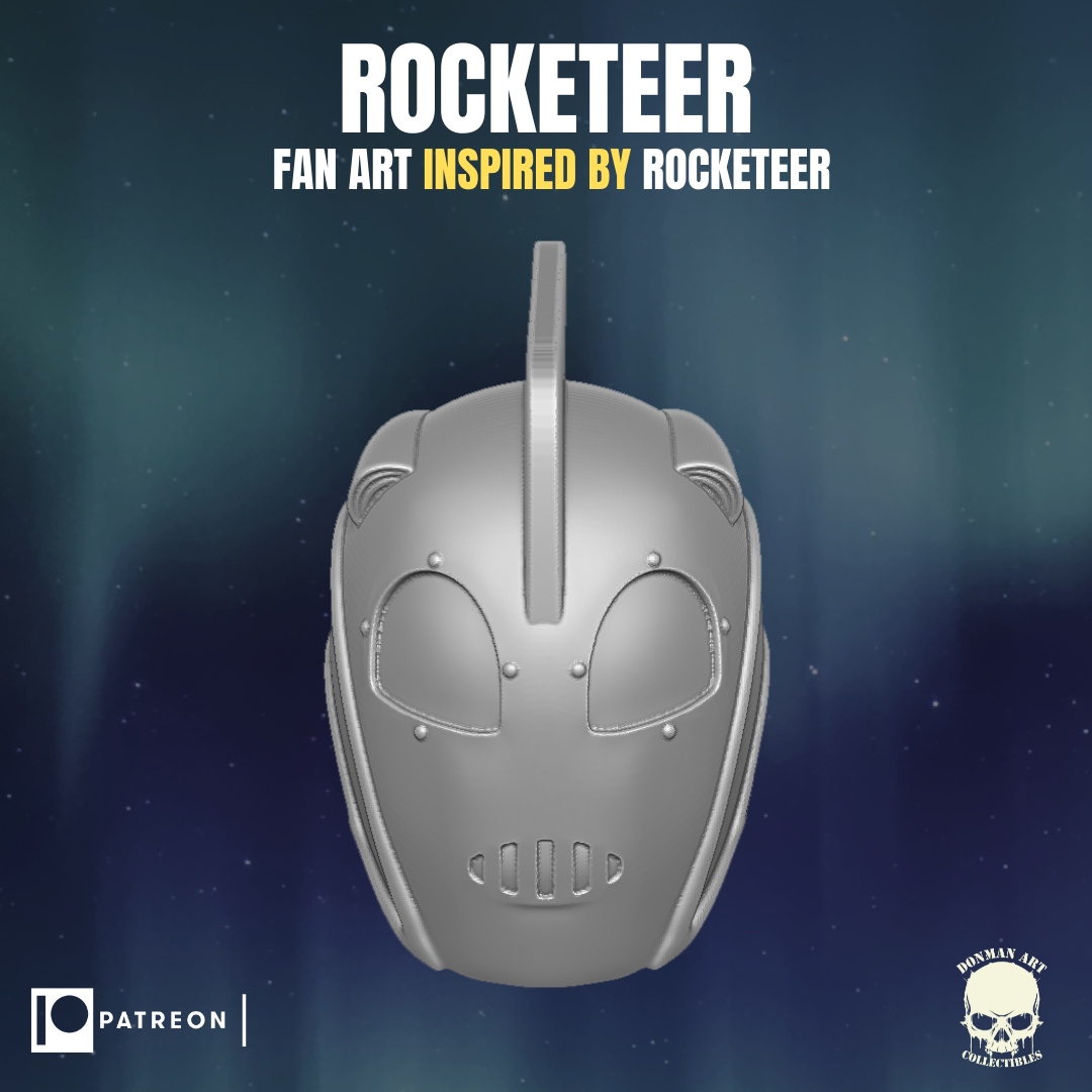 The Rocketeer v1 standard version custom head for 4