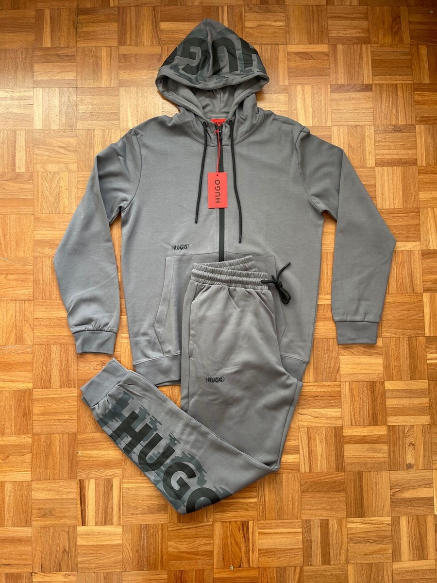 Grey Tracksuit Kids Boss Tracksuits BOSS BOYS GREY TRACKSUIT J51135