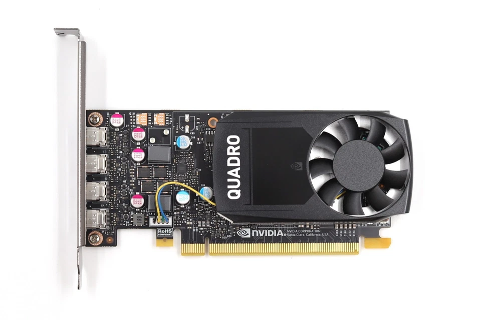 Nvidia Quadro P600 2GB GDDR5 PCIe Graphics Card Dell P/N: 0VYRPR Tested - Image 2 of 4