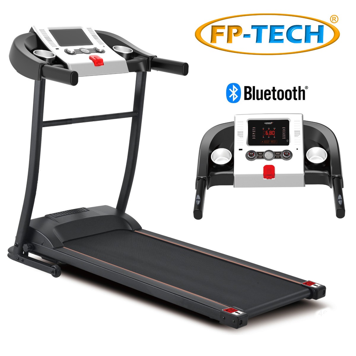 Tapis Roulant Elettrico per Allenamento Fitness Corsa Pieghevole Bluetooth e App | Leroy Merlin