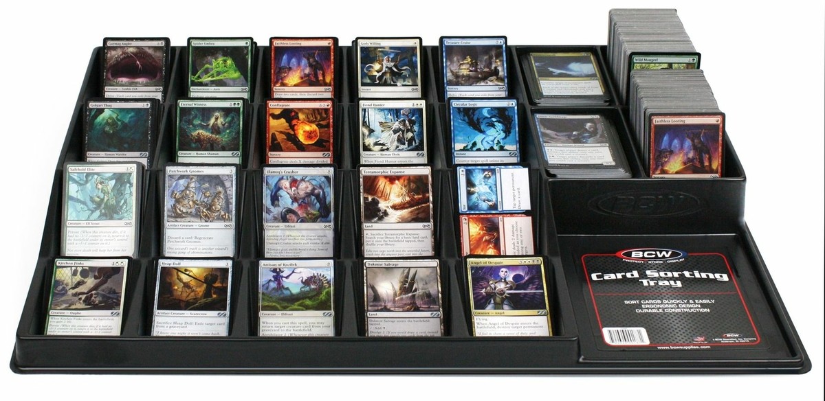 Card Sorting Tray for Sports and Gaming Cards 722626001871| eBay