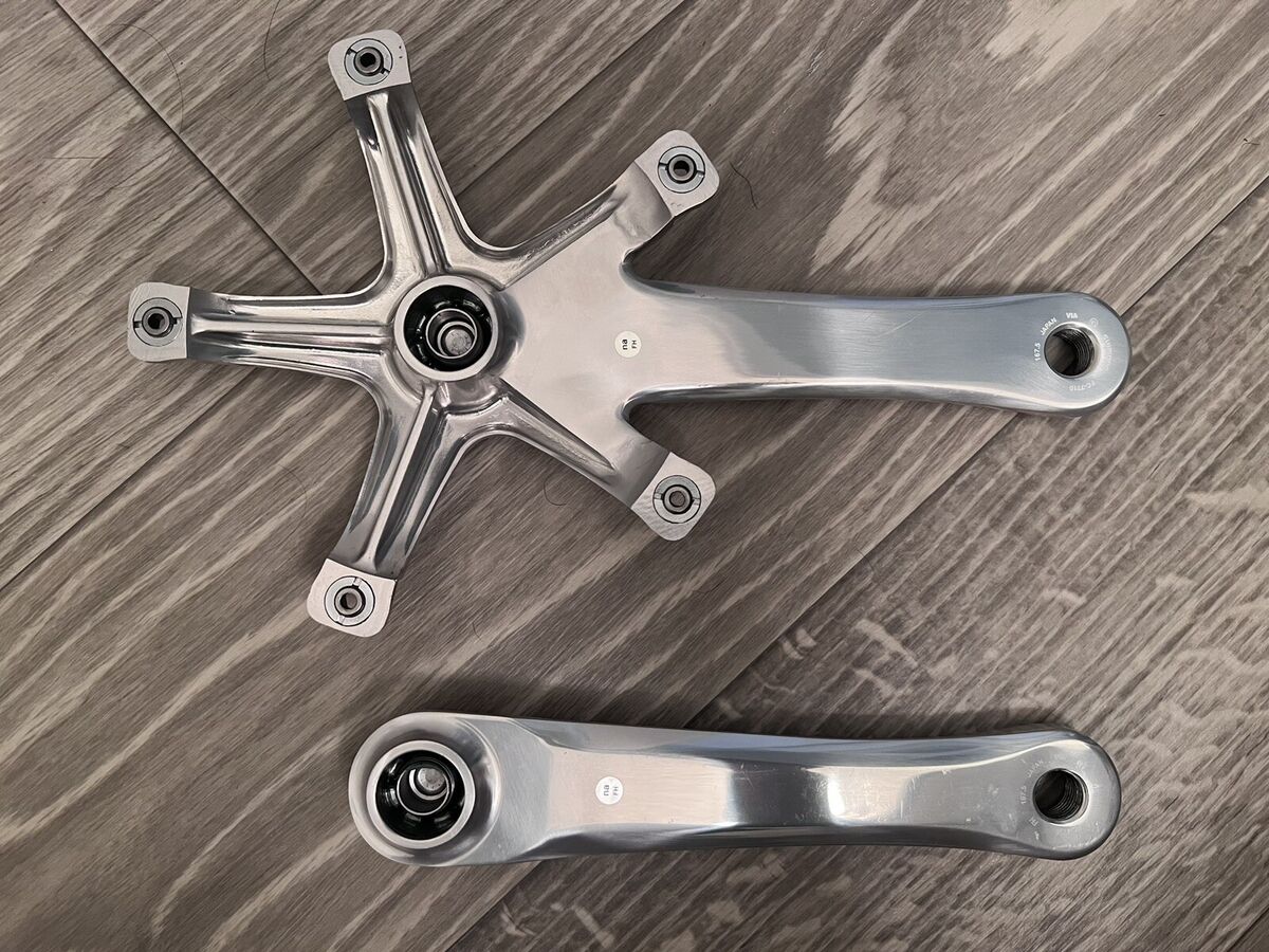 SHIMANO DURA ACE FC-7710 NJS Pista Crank Set 167.5mm SHIMANO DURA ACE FC-7710 NJS Pista Crank Set 167.5mm