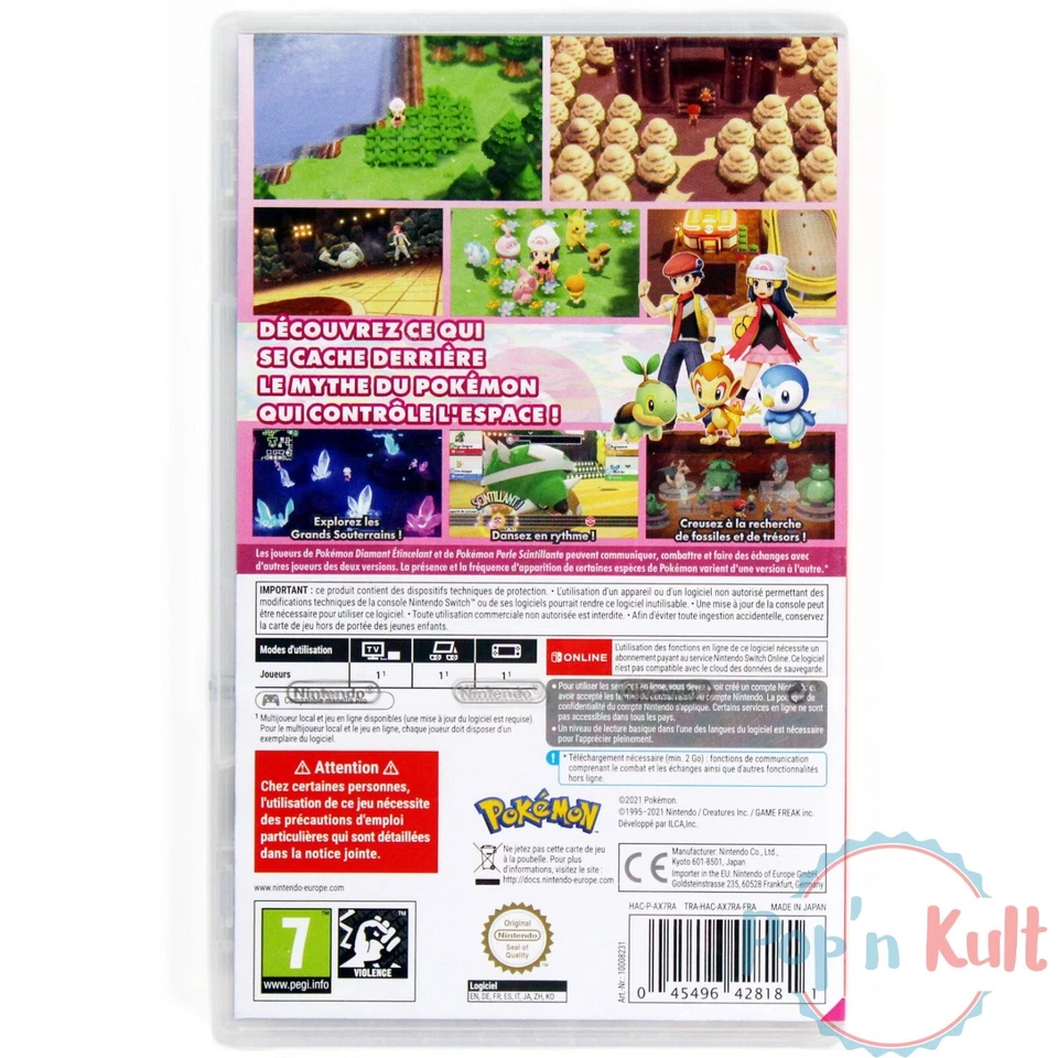 Jeu Pokémon Perle Scintillante [VF] sur Nintendo Switch NEUF sous Blister - Bild 2 von 2