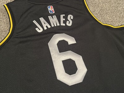 Select Series Lebron Laker Black Jersey LeBron James Los Angeles
