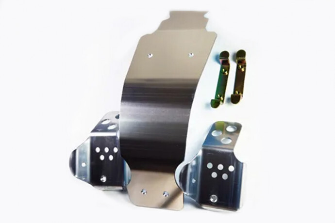 Eviter la casse carter avec le cache moteur acier HONDA CRF 450 AD-TEK