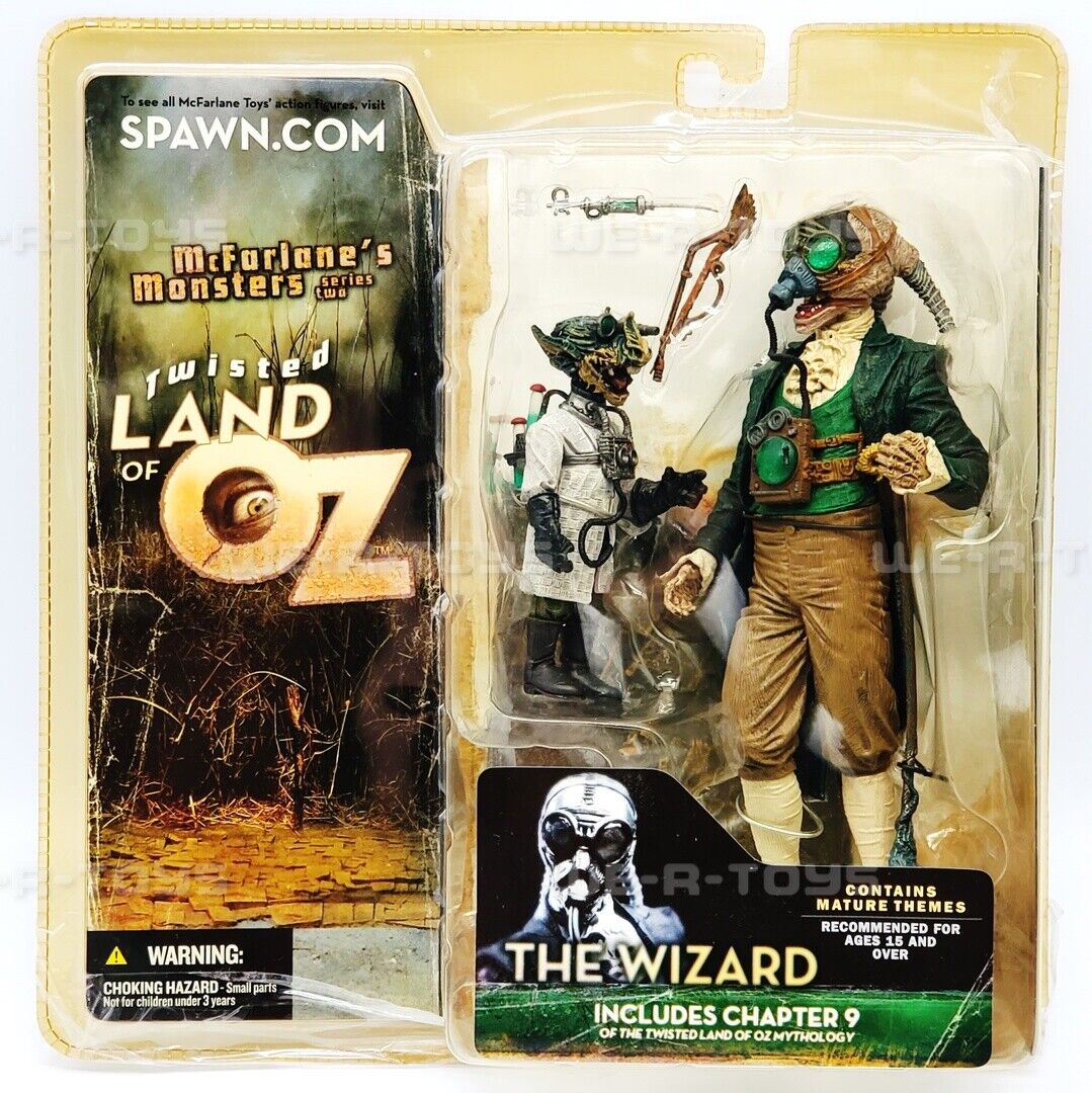 McFarlane's Monsters Series 2 Twisted Land of Oz The Wizard Action Figure  NRFP