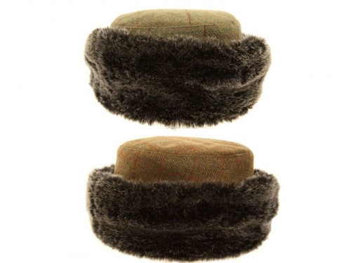 Ladies Wool Tweed Hat Super Soft Faux 