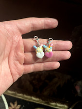 Sanrio Characters Usahana Heart Micro Charms 2x Pearlescent