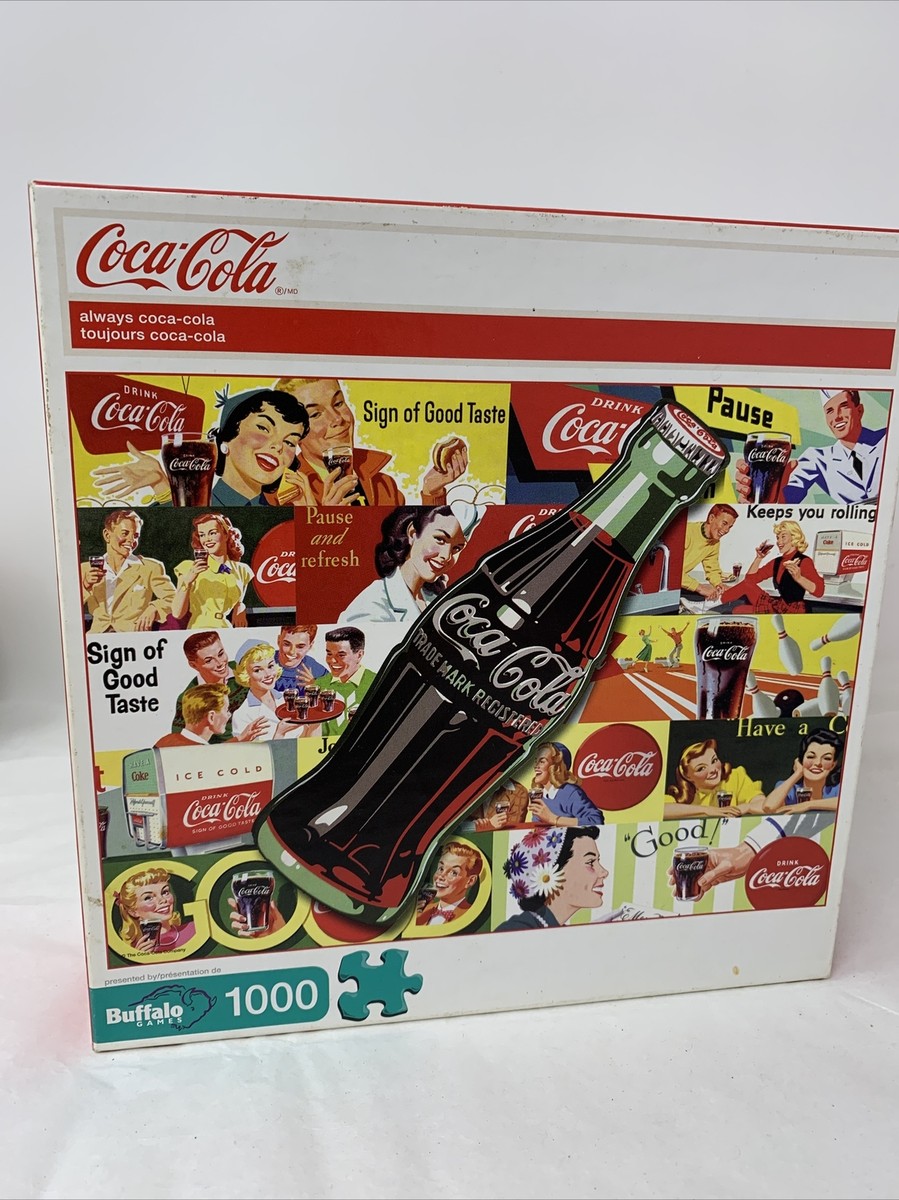 Buffalo Games Always Coca-Cola 1000 Piece Jigsaw Puzzle Sealed