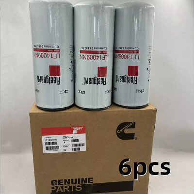 6X Fleetguard LF14009NN NanoNet Oil Filter Cummins Upgrade LF9009 