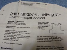 Daisy Kingdom Jumpstart Instant Jumper Bodice HOME TWEET HOME Fabric S-XL