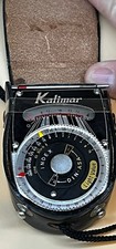 Vintage Kalimar Kodachrome Type 2 Light Meter w Leather Case Excellent Condition