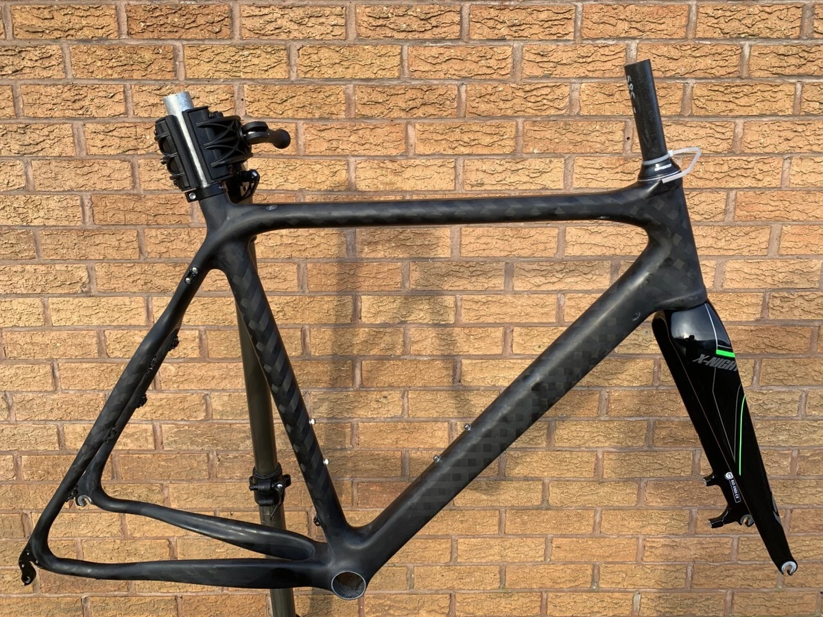 Ridley X Fire Carbon Disc Brake Cyclo Cross Frameset Green Fork